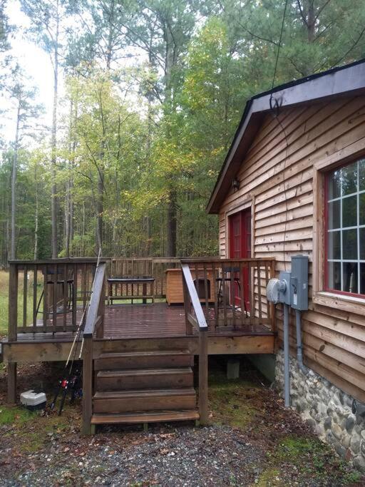 Rustic Quaint Cabin In The Woods--Pets Welcomed Dunnsville Buitenkant foto